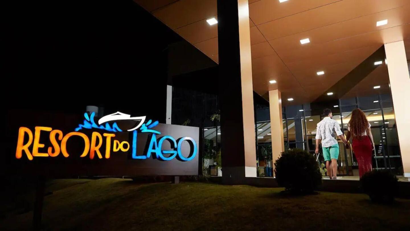 Apto Resort Do Lago Ate 8 Pessoas - Valor Promocional Caldas Novas Eksteriør bilde