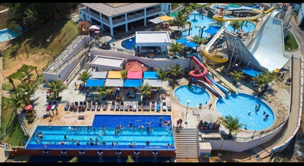 Apto Resort Do Lago Ate 8 Pessoas - Valor Promocional Caldas Novas Eksteriør bilde