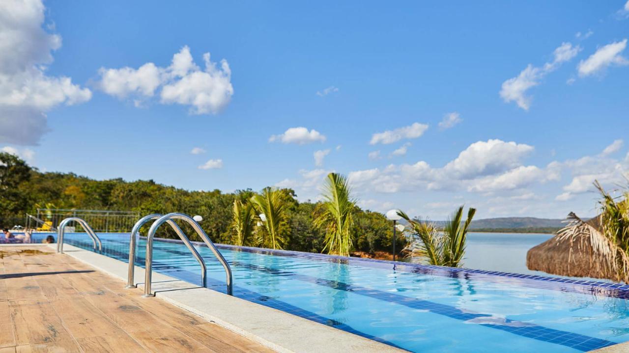 Apto Resort Do Lago Ate 8 Pessoas - Valor Promocional Caldas Novas Eksteriør bilde