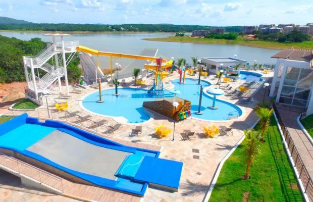 Apto Resort Do Lago Ate 8 Pessoas - Valor Promocional Caldas Novas Eksteriør bilde